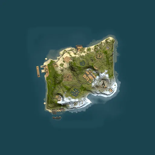 Rust map seed 742591035, 2000x2000m top-down preview