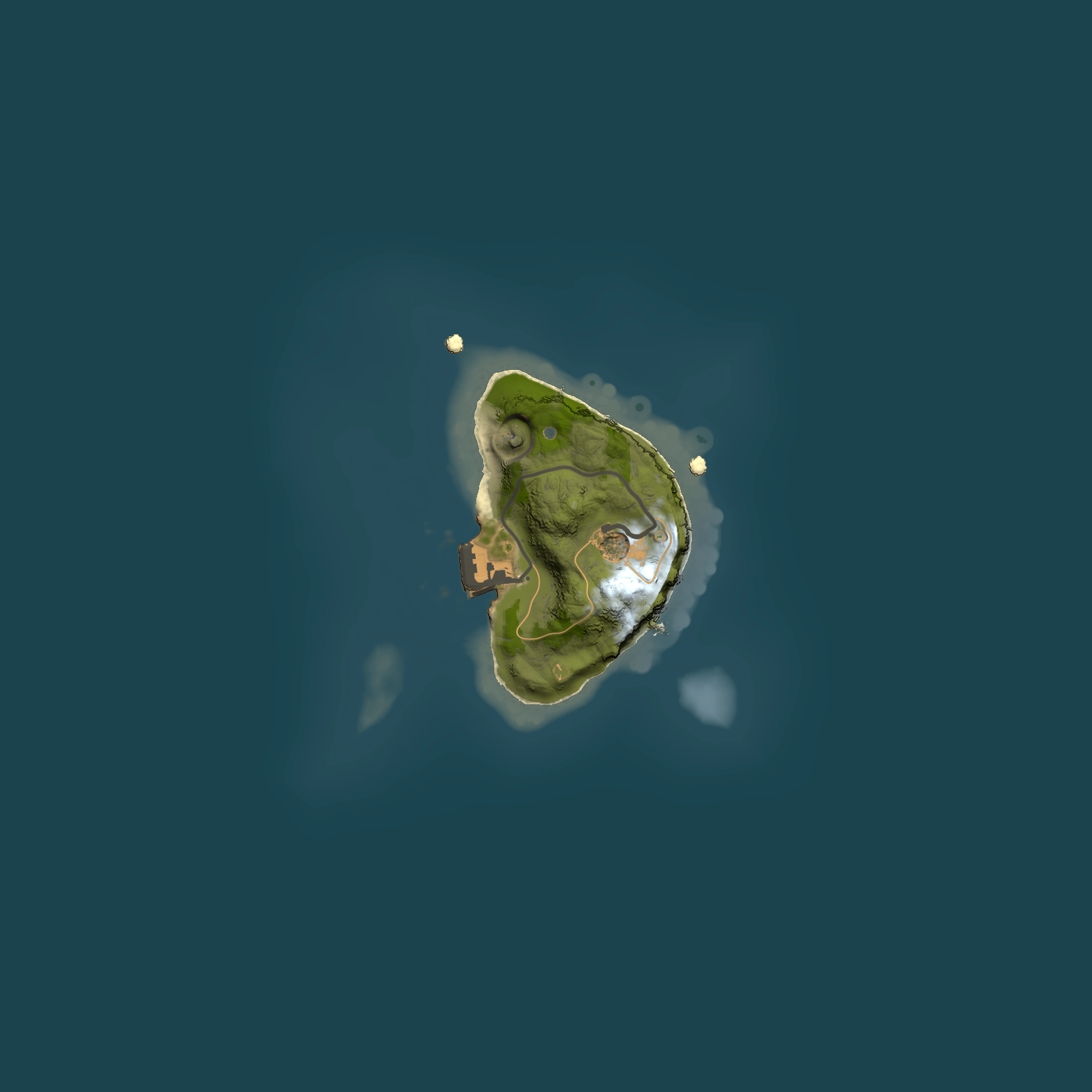 Full top-down render of Rust map seed 1625886517, 1500x1500m