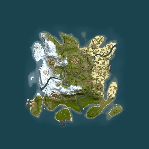 Rust map seed 426111332, 3000x3000m top-down preview