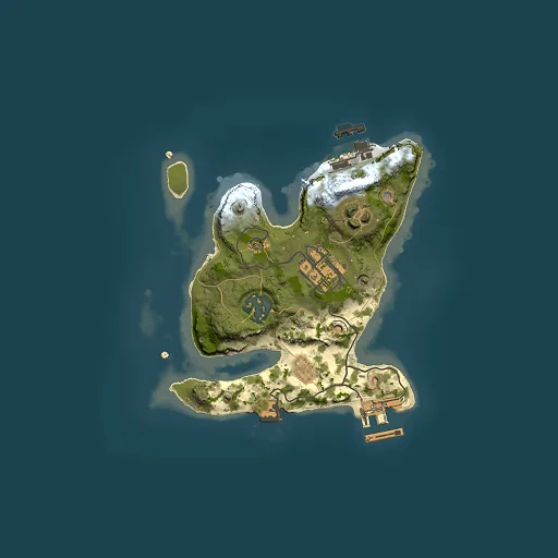 Rust map seed 247643895, 2000x2000m top-down preview