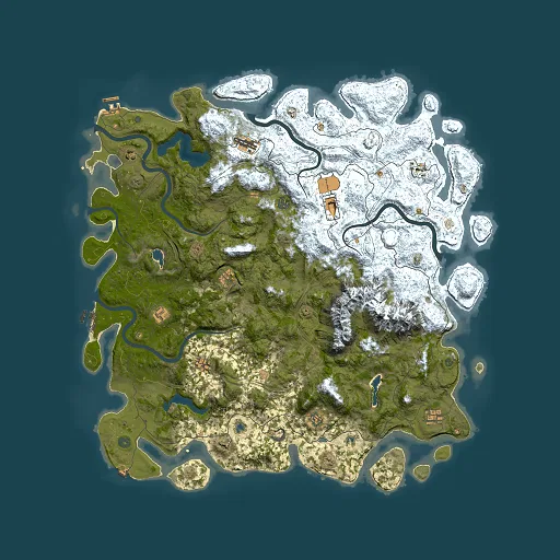 Rust map seed 1526142670, 5500x5500m top-down preview