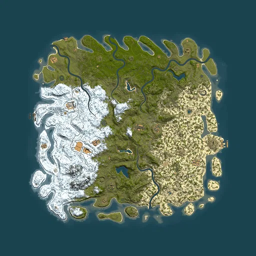 Rust map seed 2013912087, 6000x6000m top-down preview