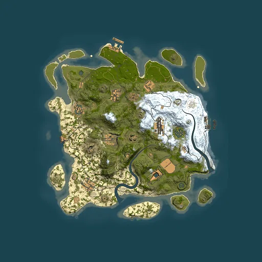 Rust map seed 759703801, 3500x3500m top-down preview