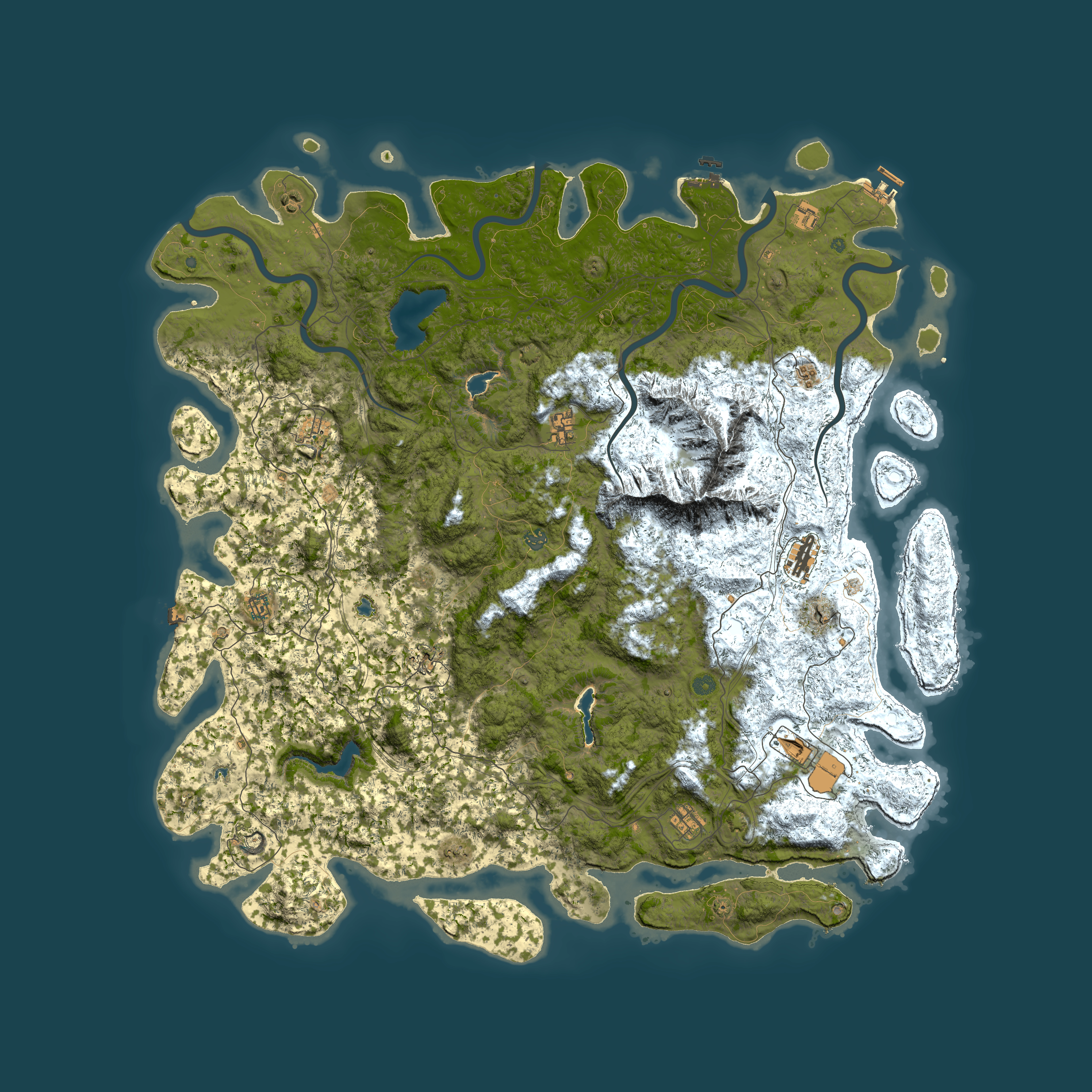 Full top-down render of Rust map seed 2138989603, 6000x6000m
