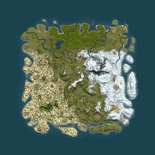 Rust map seed 2138989603, 6000x6000m top-down preview