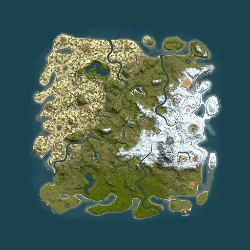 Rust map seed 55241330, 5500x5500m top-down preview