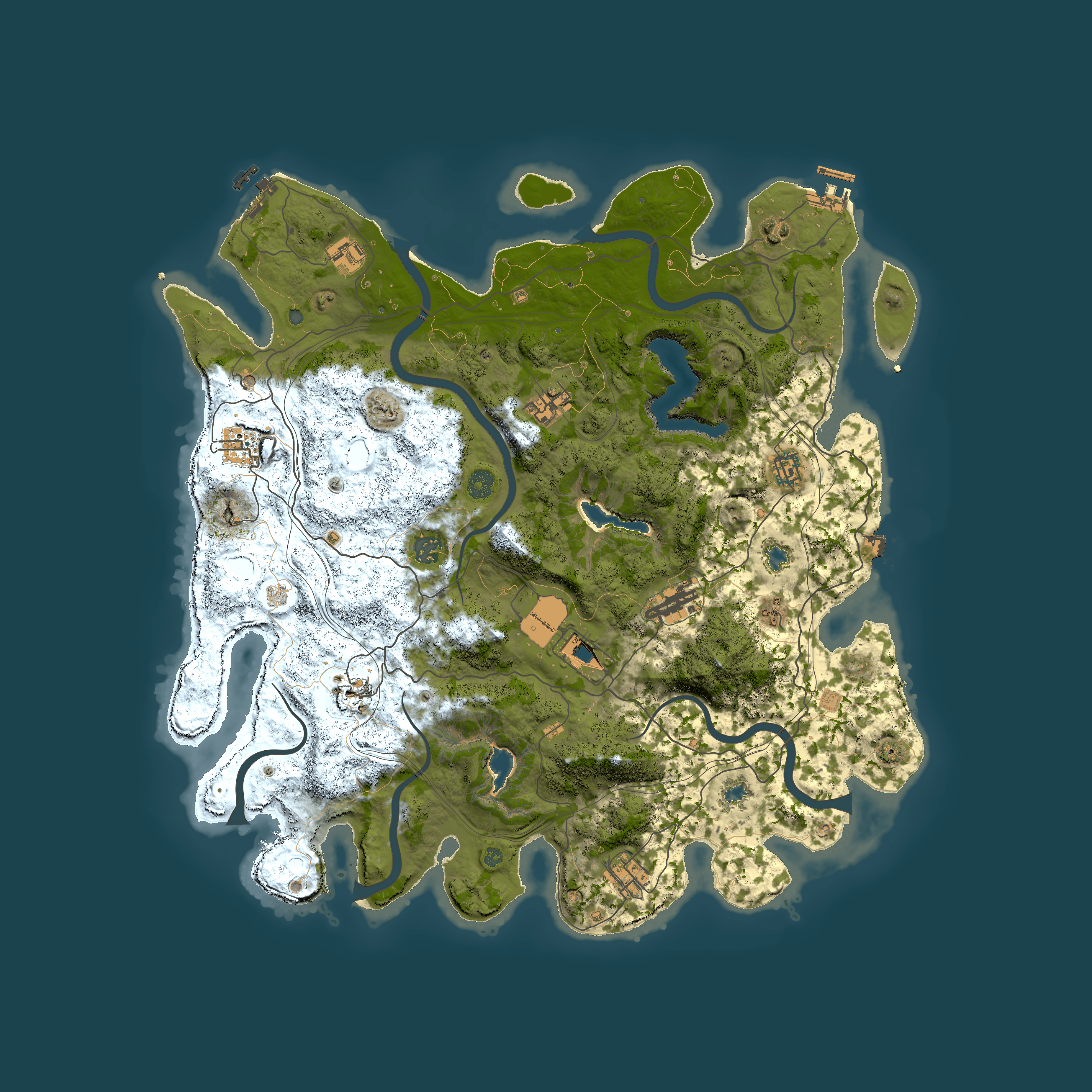 Full top-down render of Rust map seed 976933839, 4500x4500m
