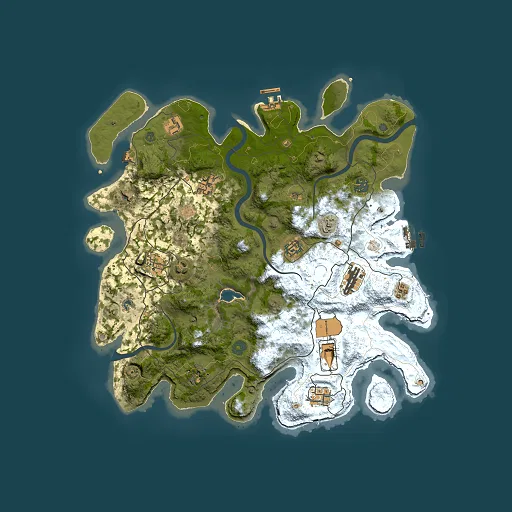 Rust map seed 1830168623, 4000x4000m top-down preview