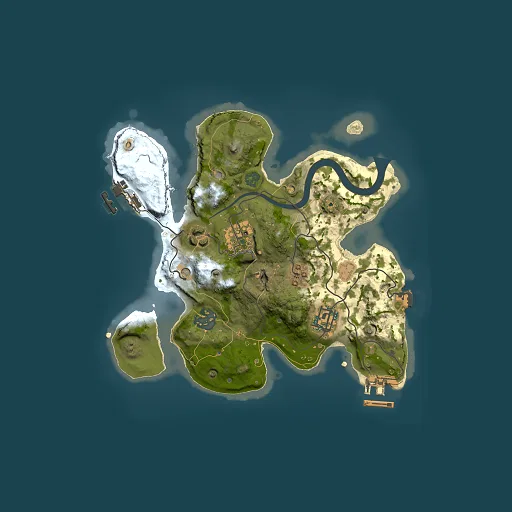 Rust map seed 1165478083, 2500x2500m top-down preview