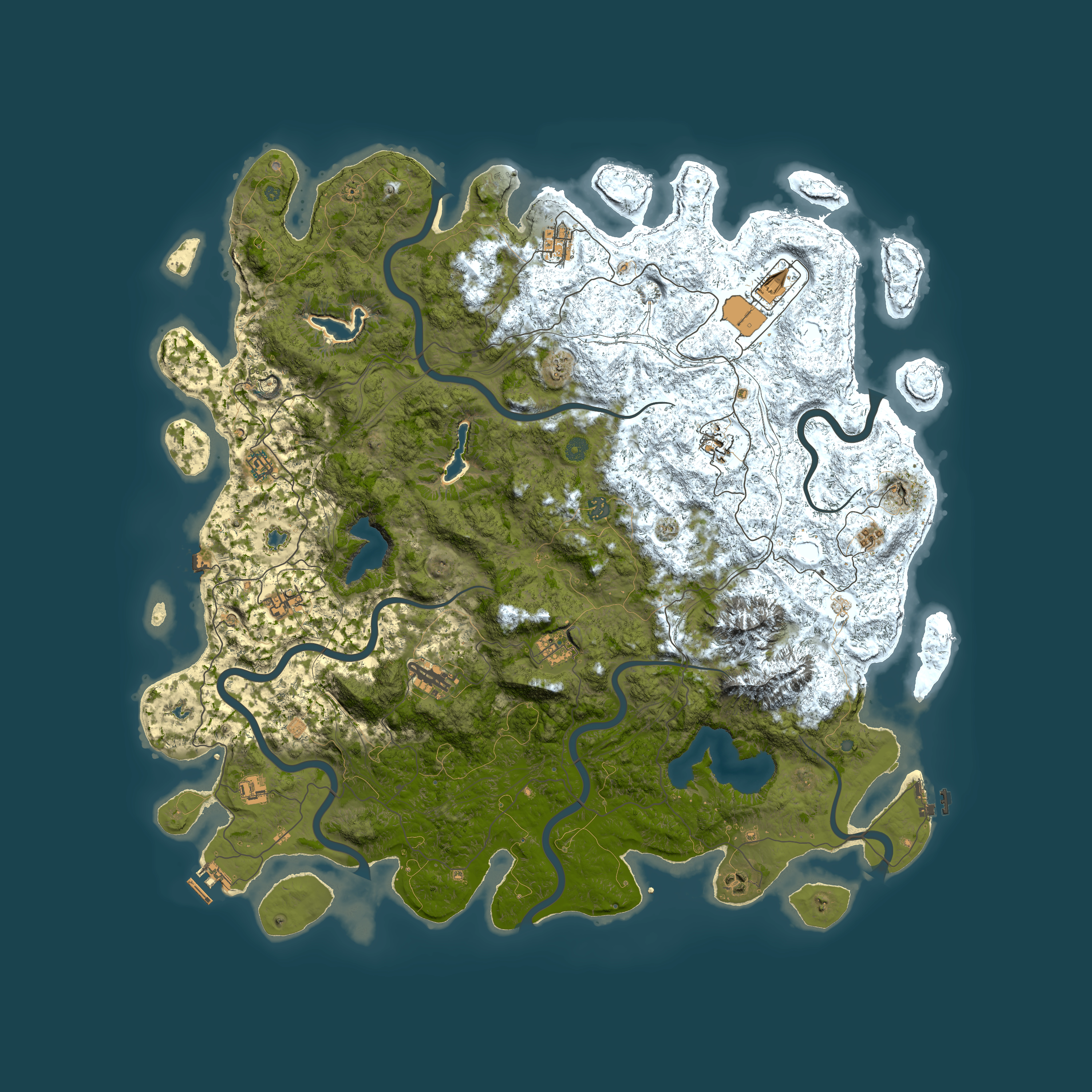 Full top-down render of Rust map seed 1599614894, 5500x5500m