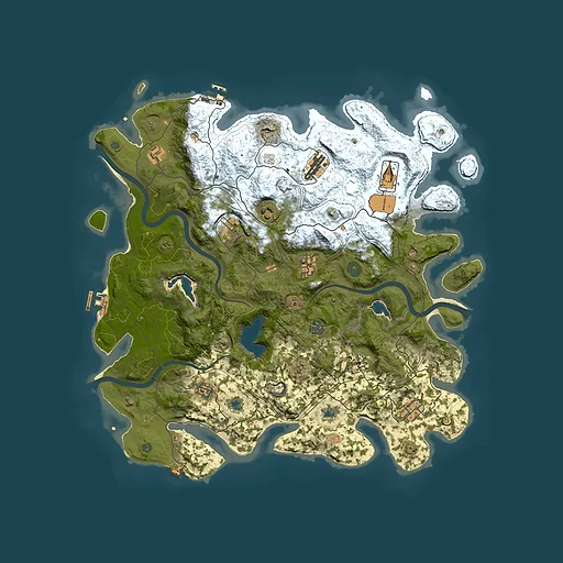 Rust map seed 1605755689, 4500x4500m top-down preview