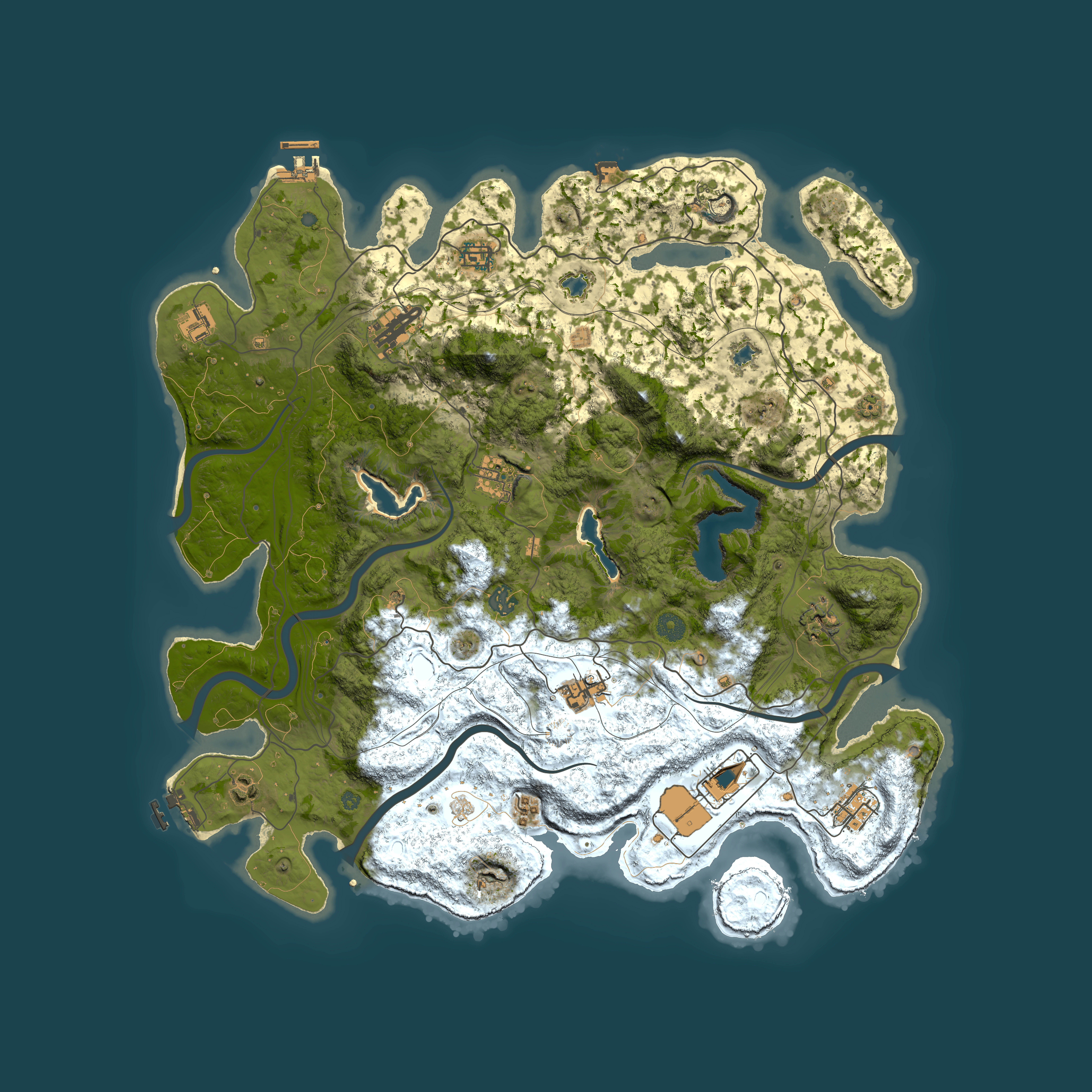 Full top-down render of Rust map seed 560755512, 4500x4500m