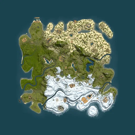 Rust map seed 560755512, 4500x4500m top-down preview