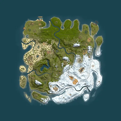 Rust map seed 1553257604, 4500x4500m top-down preview