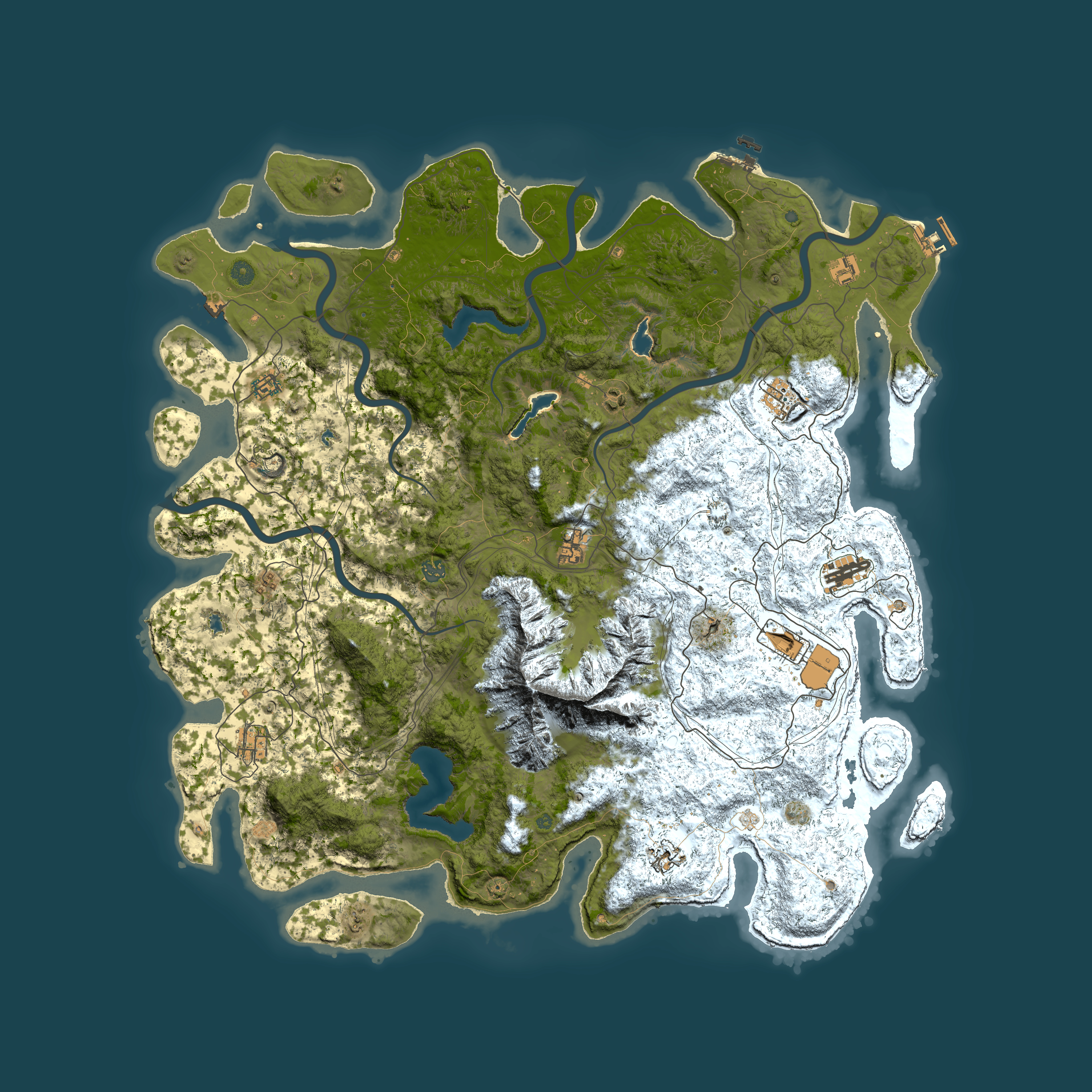 Full top-down render of Rust map seed 1335221363, 5500x5500m