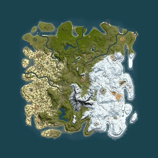 Rust map seed 1335221363, 5500x5500m top-down preview