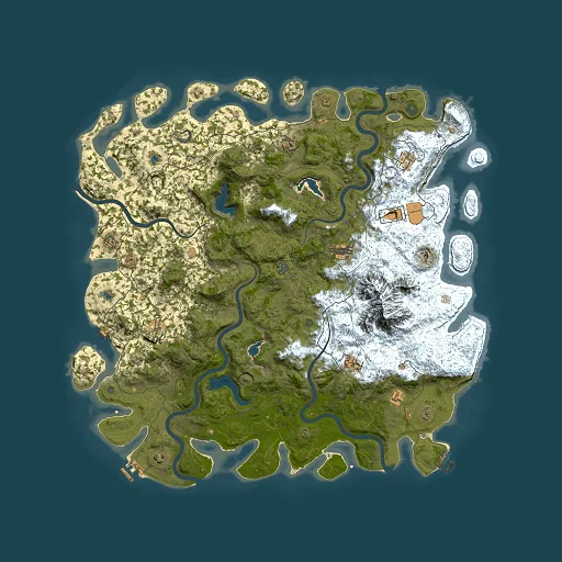 Rust map seed 2035439568, 5500x5500m top-down preview