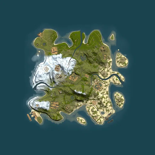 Rust map seed 1750253338, 3000x3000m top-down preview