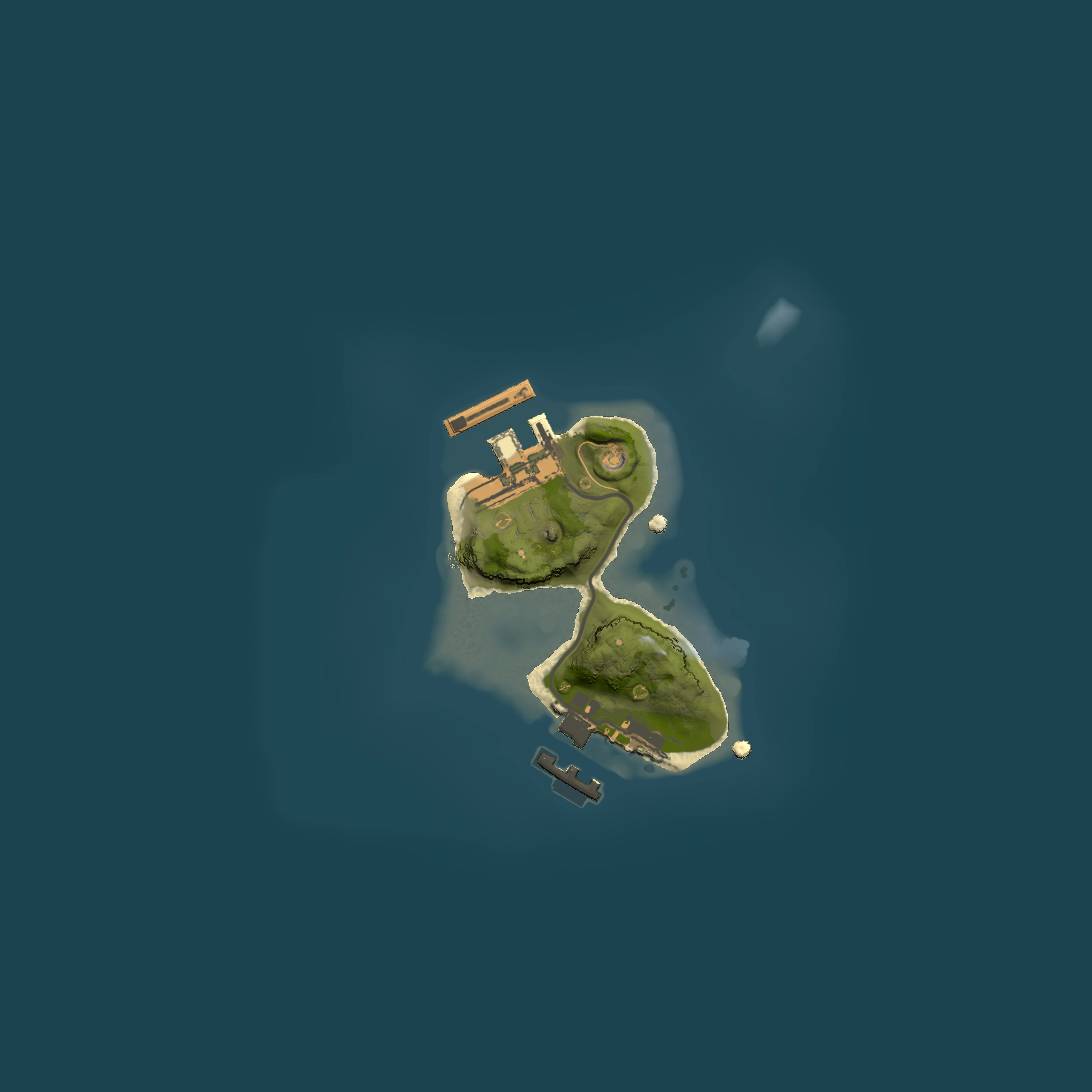 Full top-down render of Rust map seed 1479317245, 1500x1500m