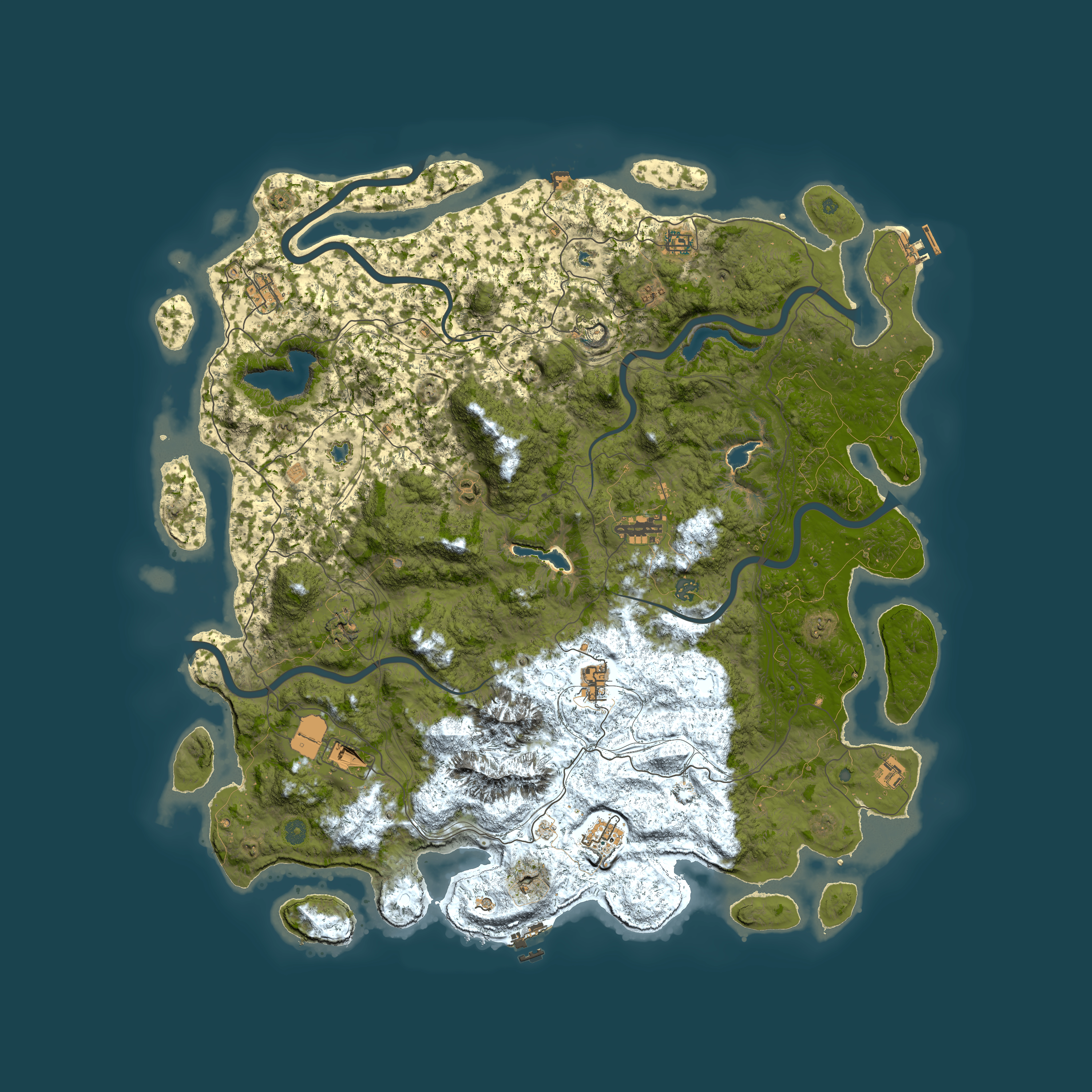 Full top-down render of Rust map seed 981062181, 5500x5500m