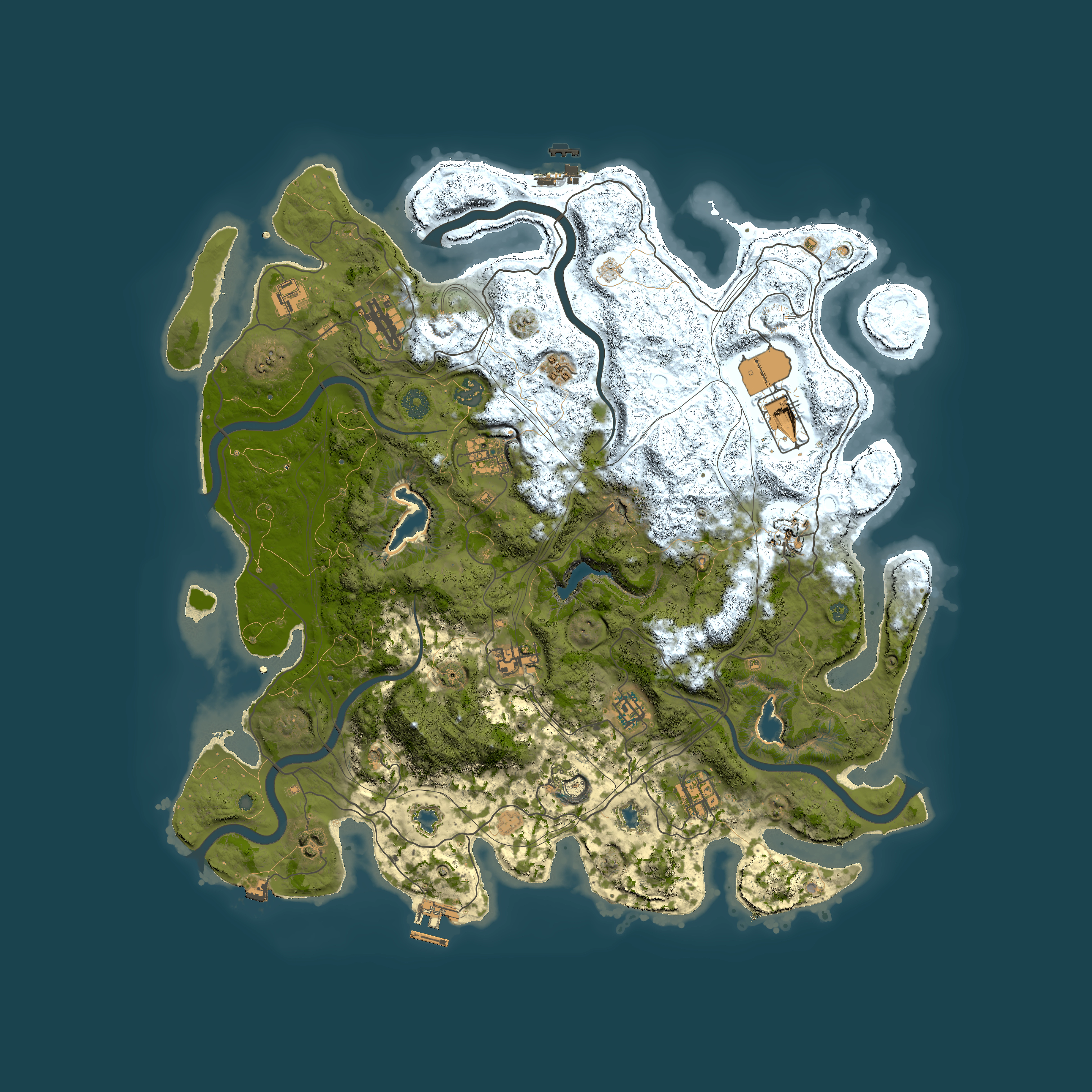 Full top-down render of Rust map seed 587024670, 4500x4500m