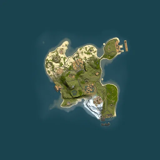 Rust map seed 1627373657, 2000x2000m top-down preview