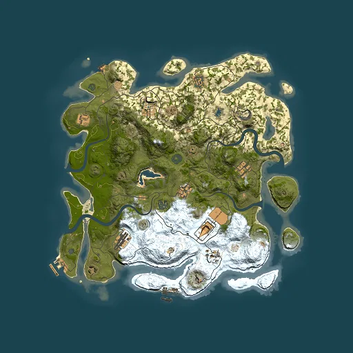 Rust map seed 1101892988, 4000x4000m top-down preview