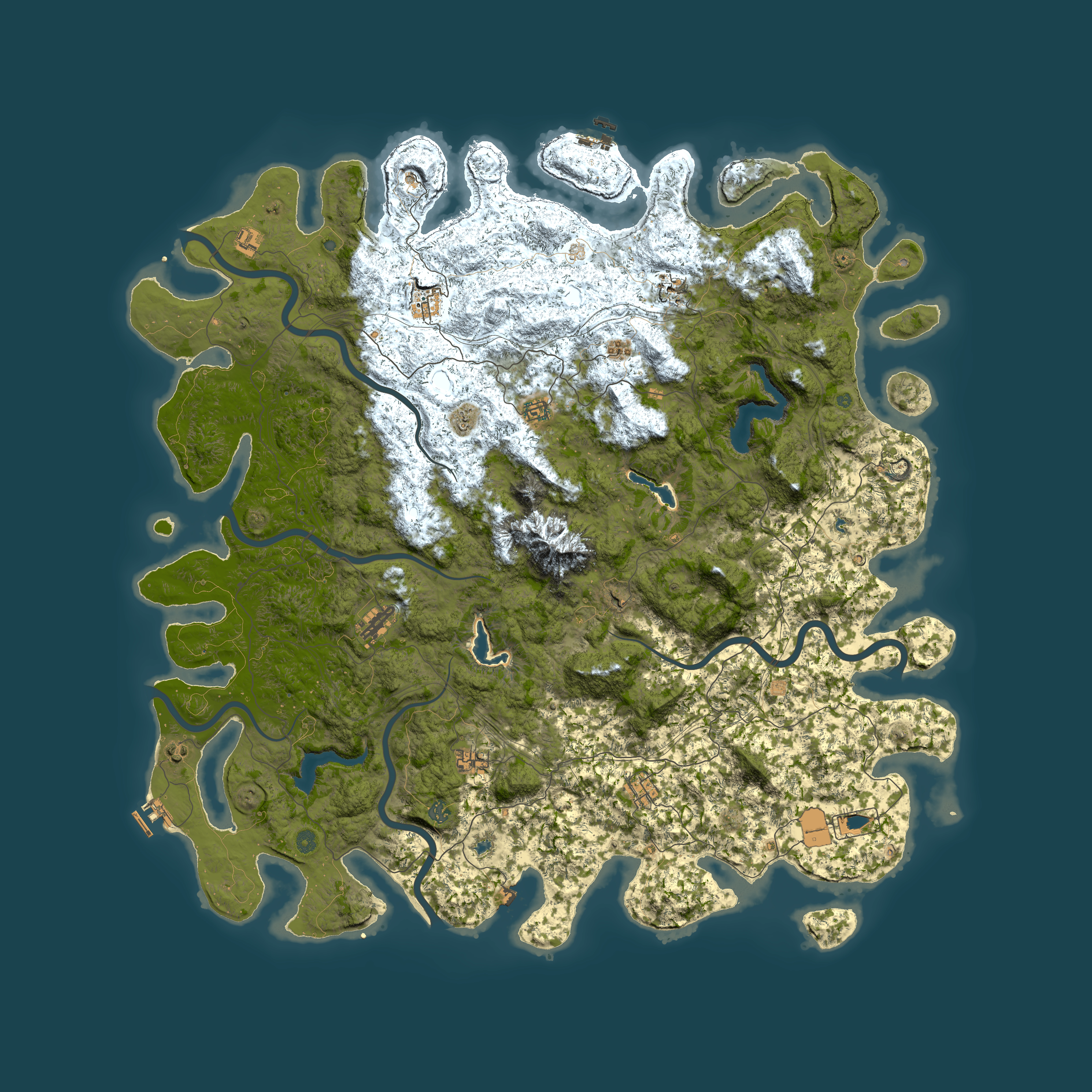 Full top-down render of Rust map seed 1779691656, 6000x6000m