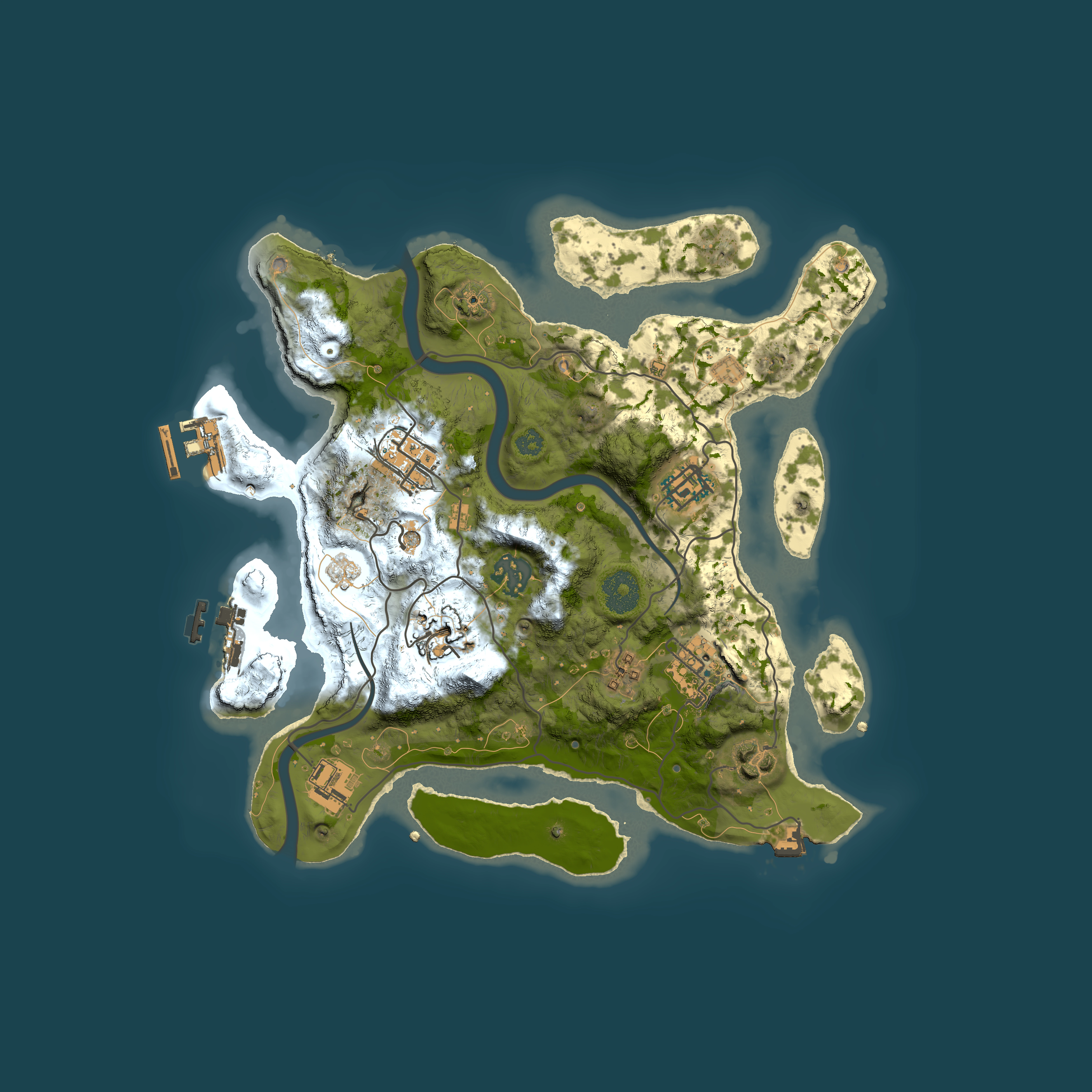 Full top-down render of Rust map seed 1094035552, 3000x3000m