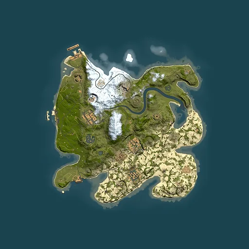 Rust map seed 974789388, 3000x3000m top-down preview