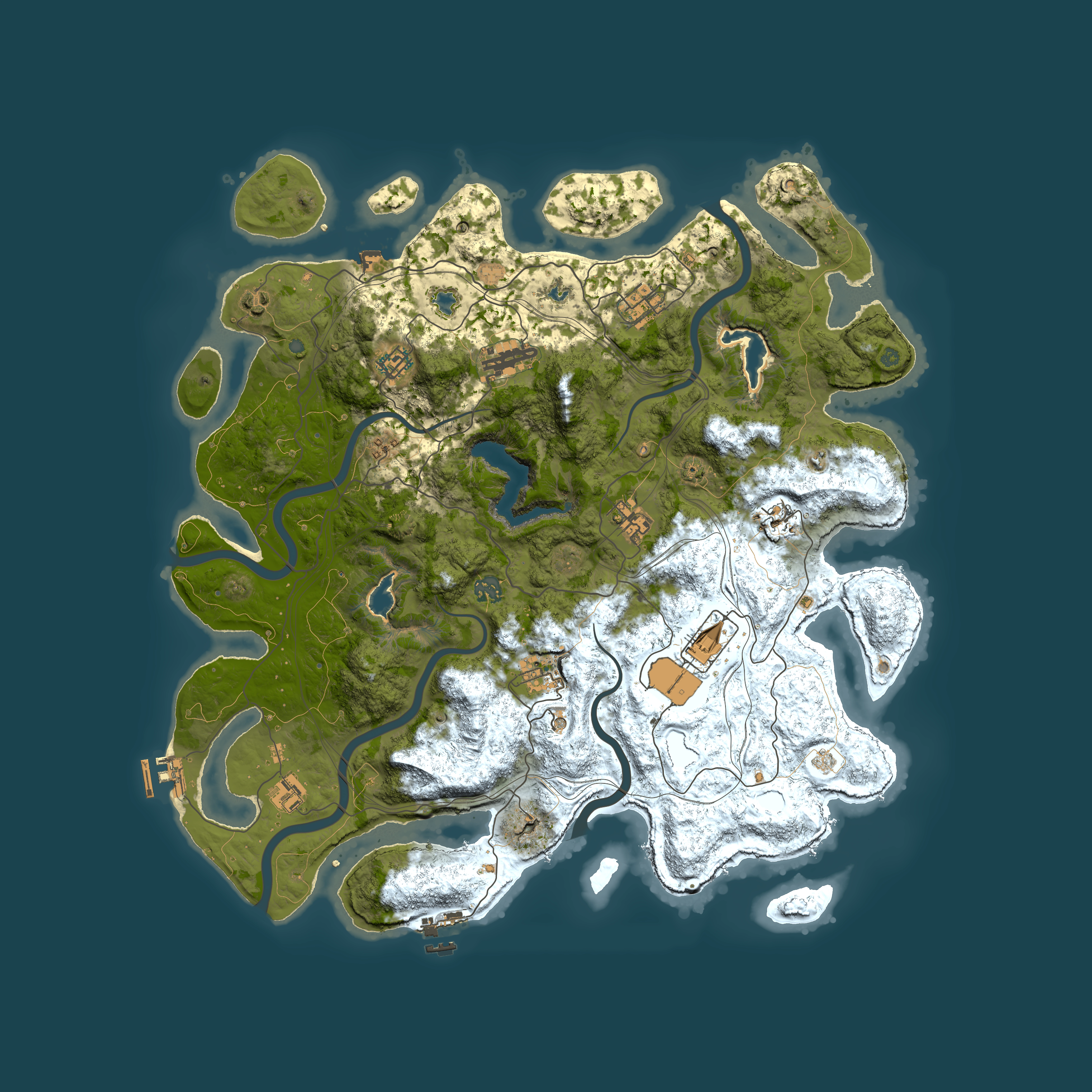 Full top-down render of Rust map seed 1239835308, 4500x4500m