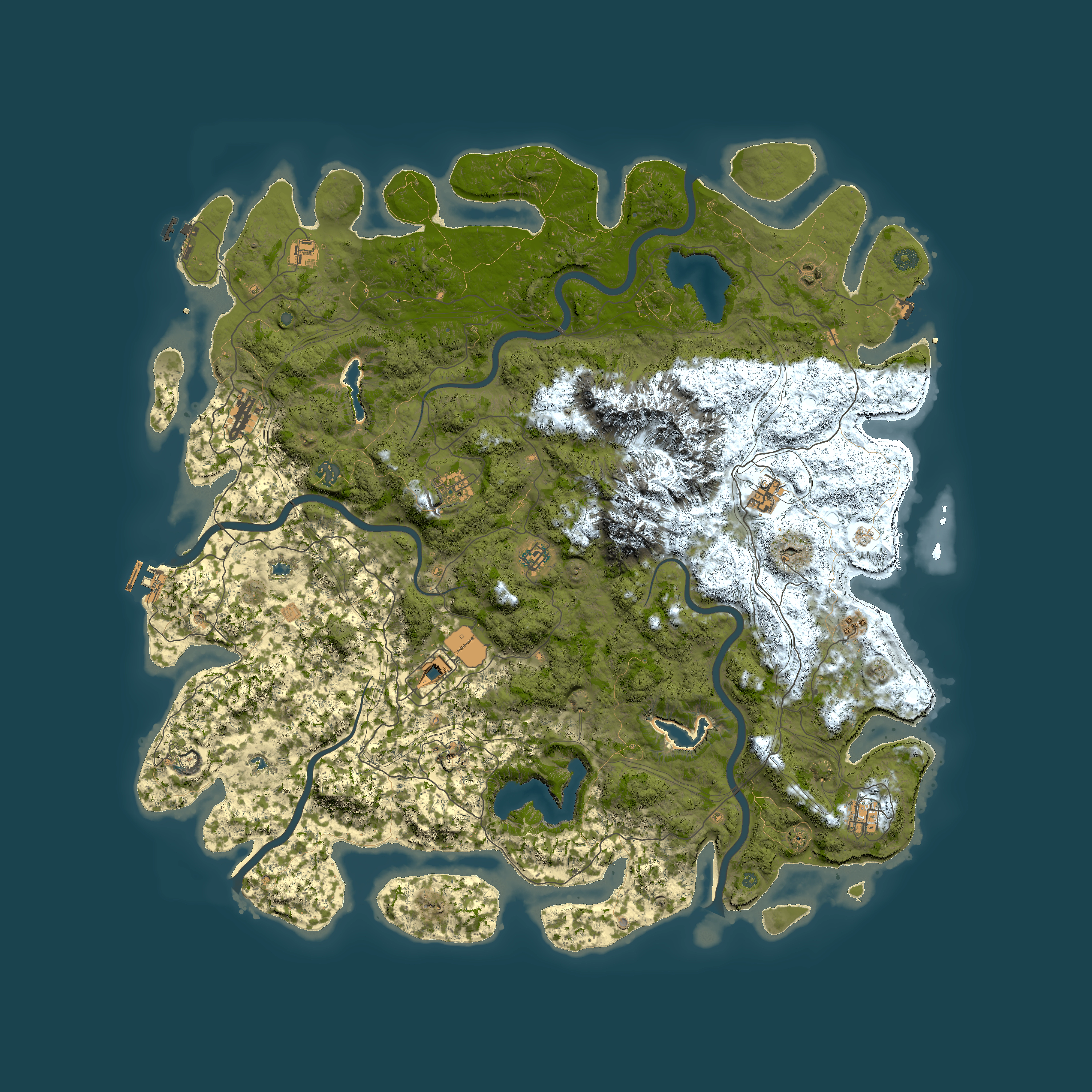 Full top-down render of Rust map seed 621936937, 5500x5500m