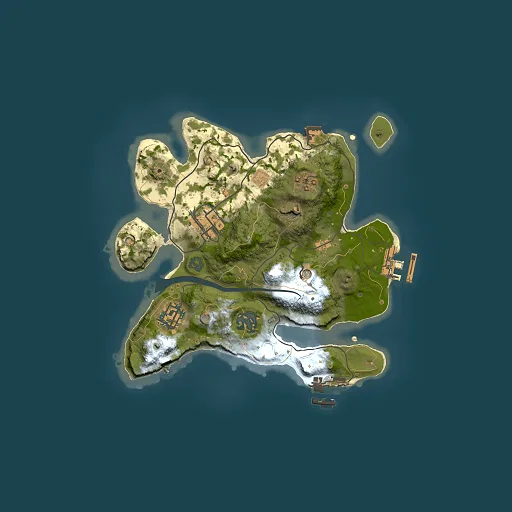 Rust map seed 1422432244, 2500x2500m top-down preview