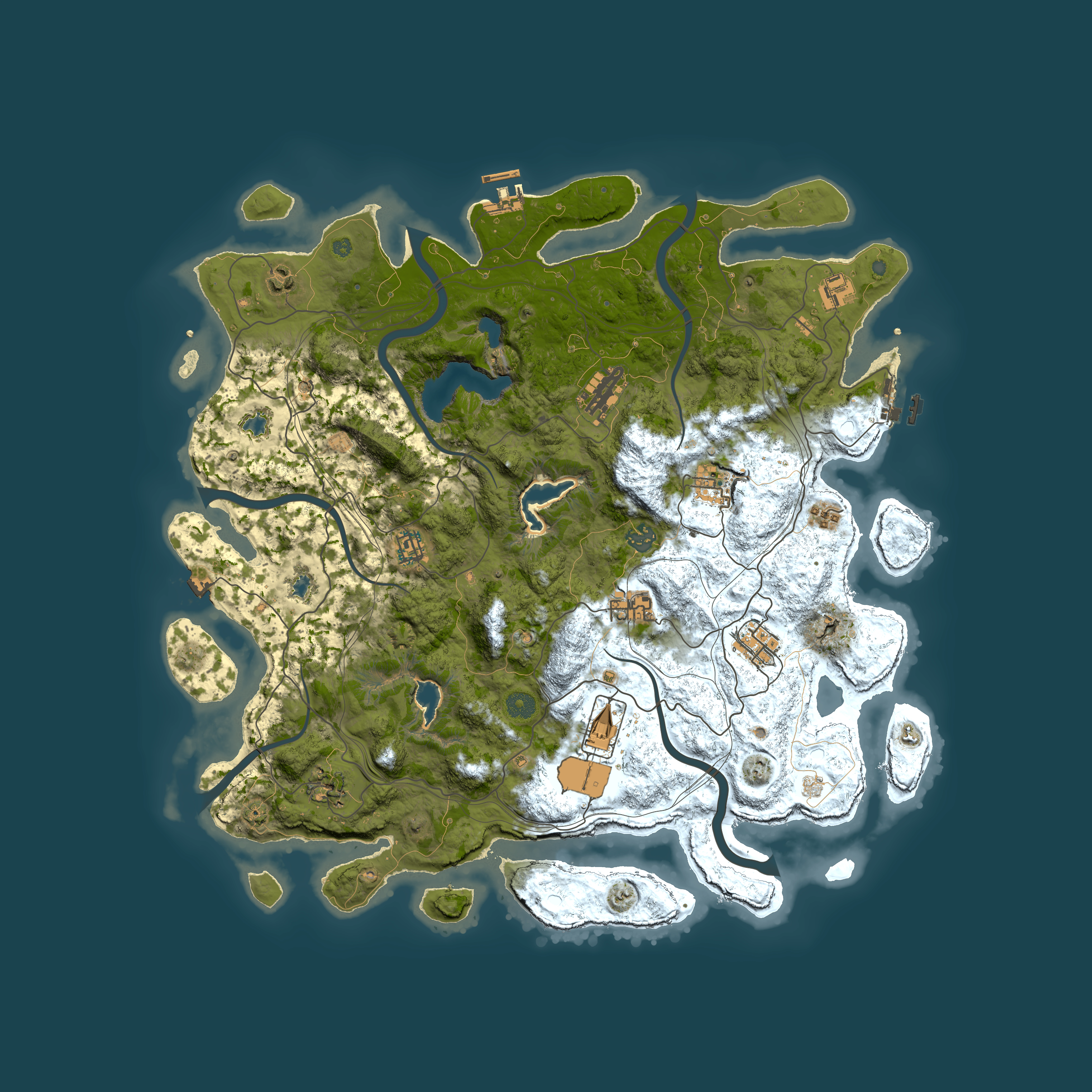 Full top-down render of Rust map seed 391992652, 4500x4500m
