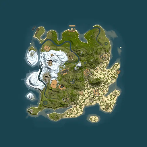 Rust map seed 2114224844, 3500x3500m top-down preview
