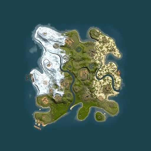 Rust map seed 315181090, 3000x3000m top-down preview