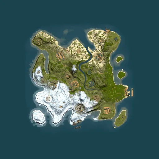 Rust map seed 2049429115, 3000x3000m top-down preview