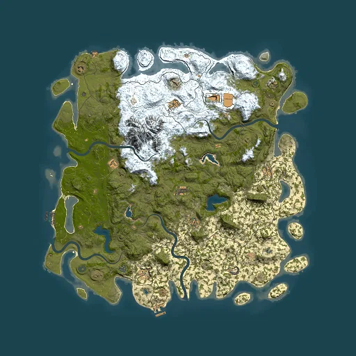 Rust map seed 845983913, 5500x5500m top-down preview