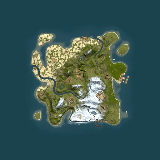 Rust map seed 1434948979, 3000x3000m top-down preview