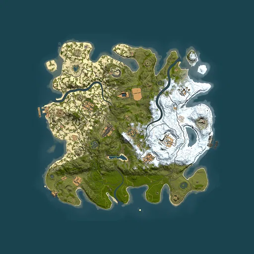 Rust map seed 799024366, 4000x4000m top-down preview