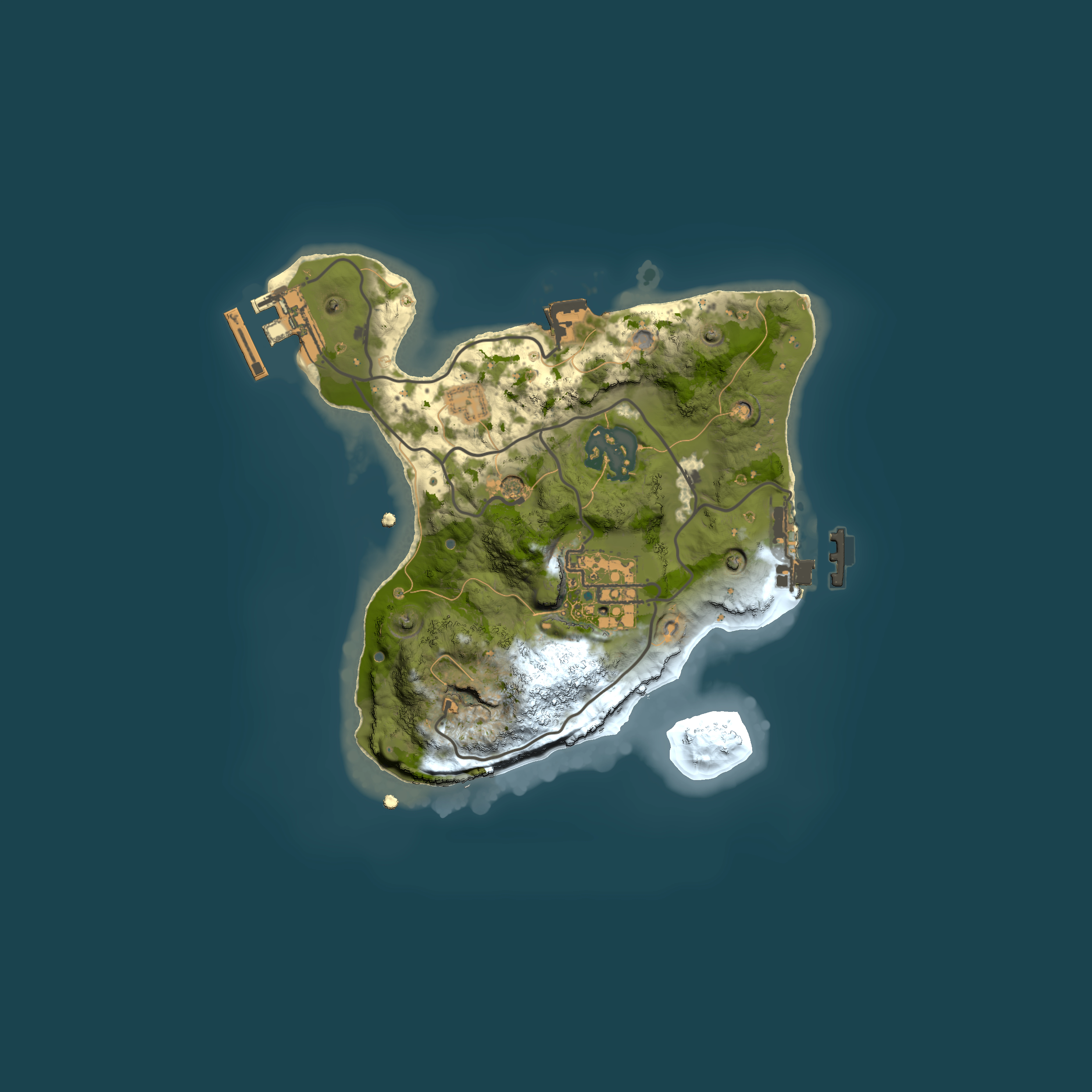 Full top-down render of Rust map seed 932117002, 2000x2000m