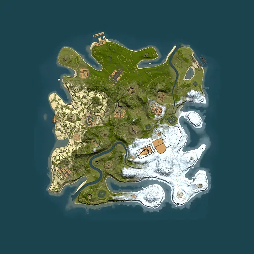 Rust map seed 859536052, 3500x3500m top-down preview