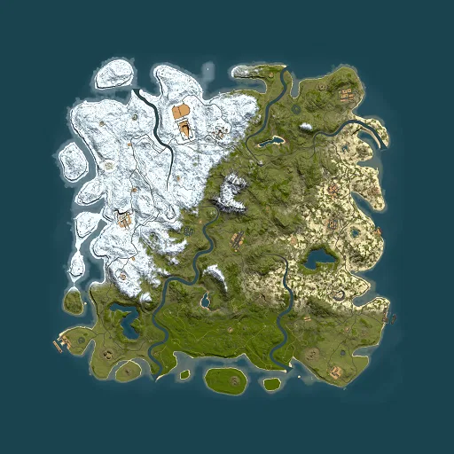 Rust map seed 1715861134, 5500x5500m top-down preview