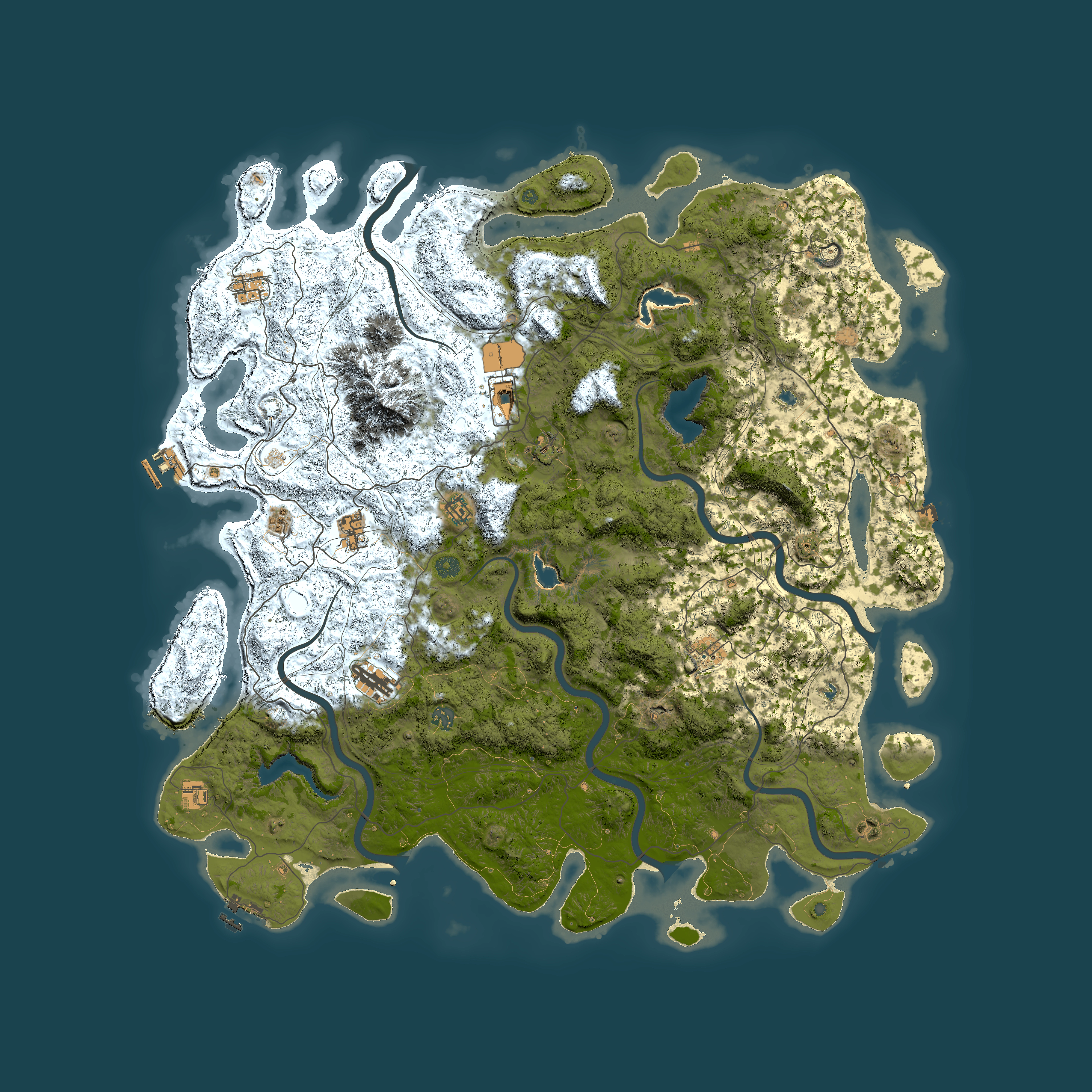 Full top-down render of Rust map seed 1317997982, 5500x5500m