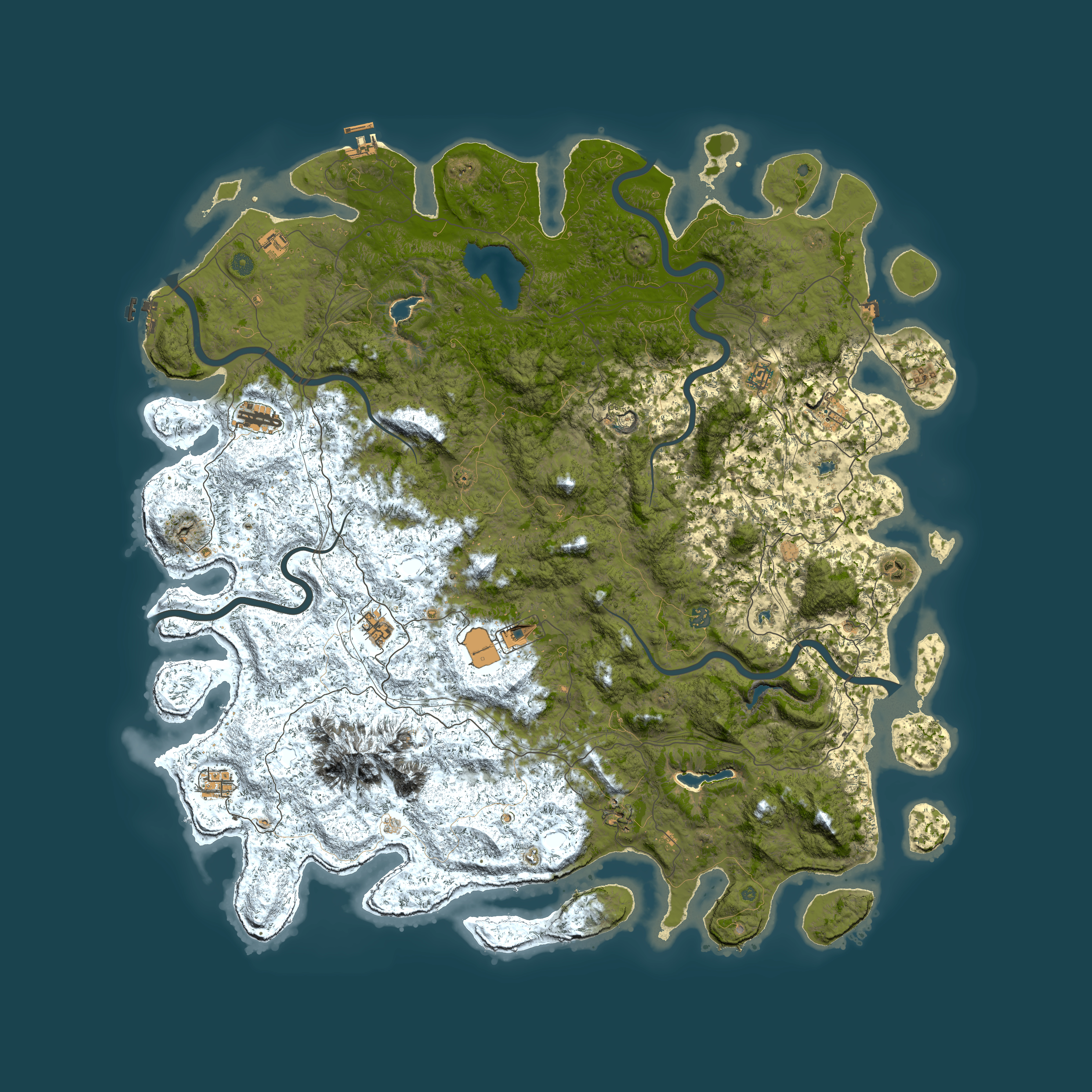 Full top-down render of Rust map seed 772540484, 6000x6000m
