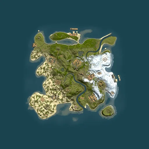 Rust map seed 484418893, 3000x3000m top-down preview