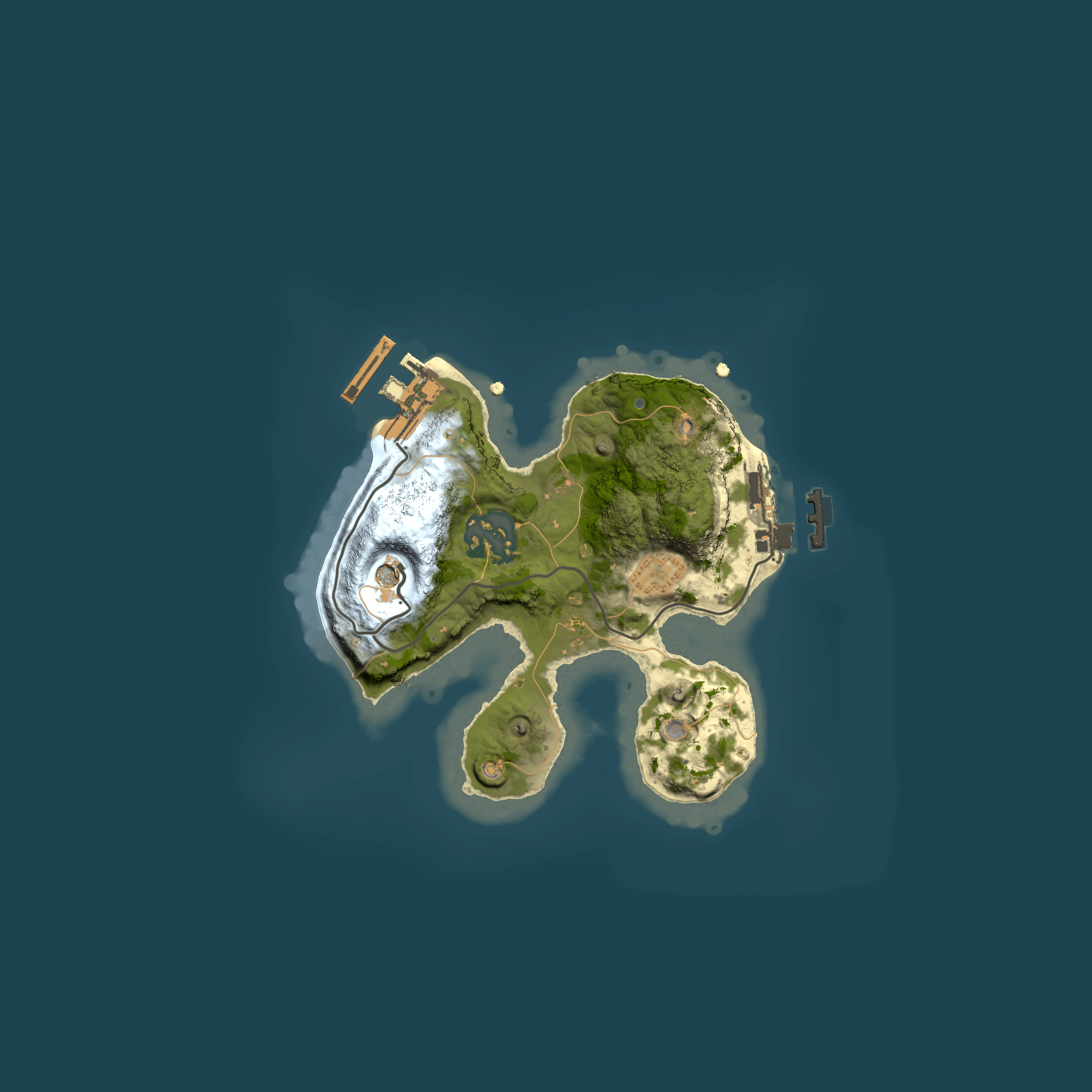 Full top-down render of Rust map seed 2010959048, 2000x2000m