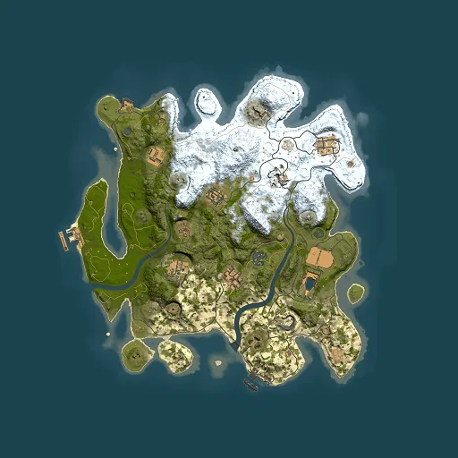 Rust map seed 632459456, 3500x3500m top-down preview