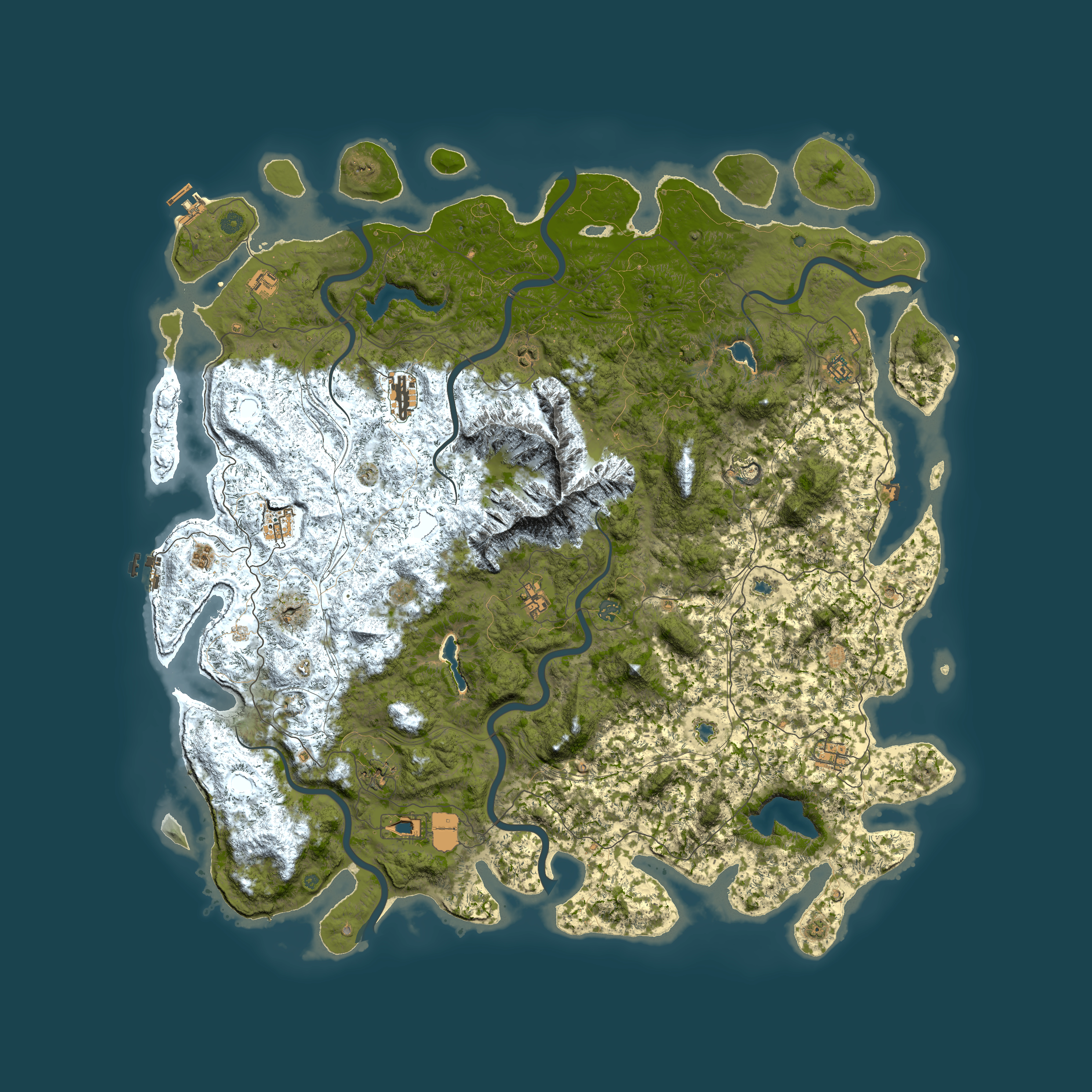 Full top-down render of Rust map seed 1862912829, 6000x6000m