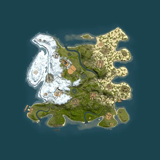 Rust map seed 1171538254, 3500x3500m top-down preview
